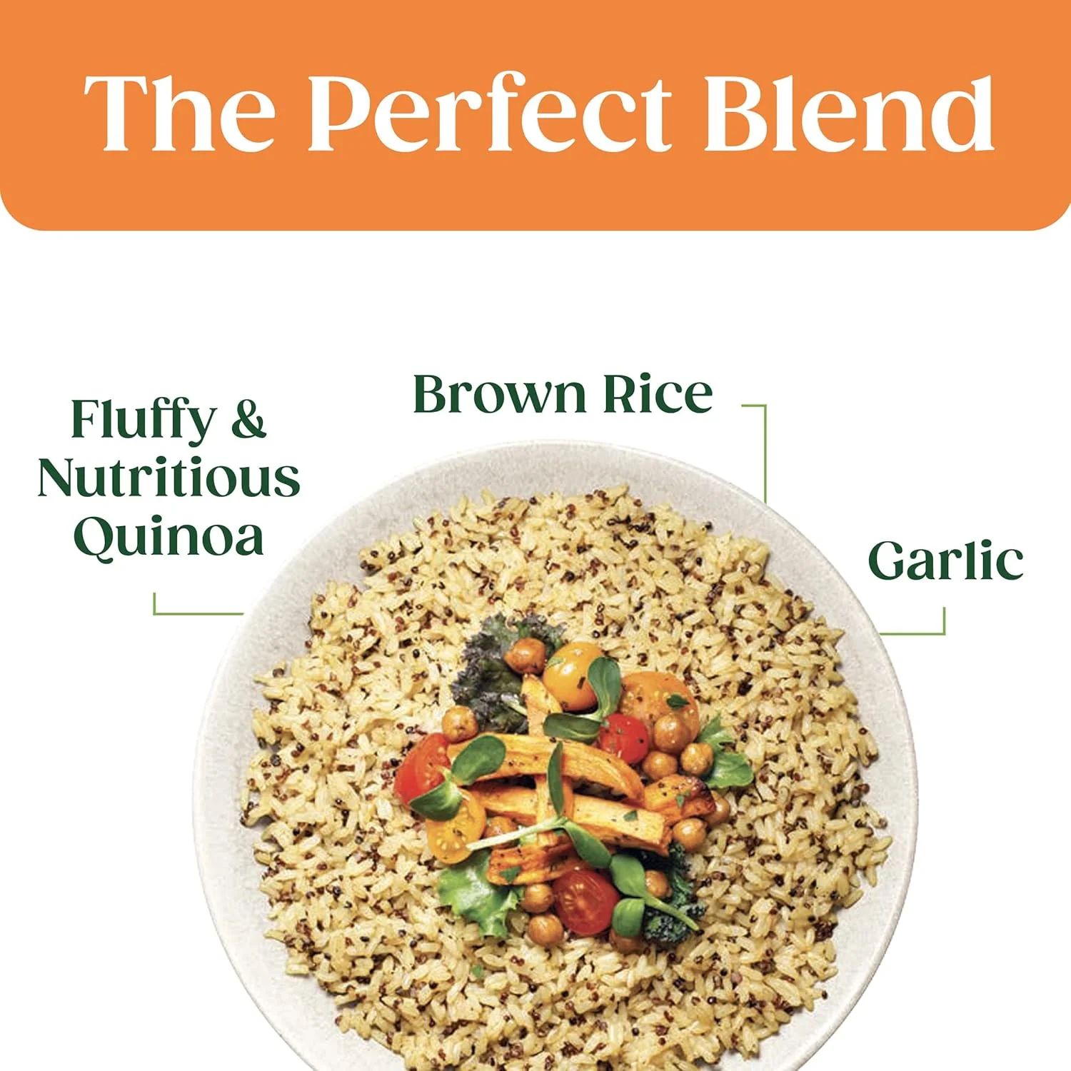 Family Size Brown Rice & Quinoa With Garlic - Image 3