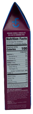 Organic Double Chocolate Sea Salted Brownie Mix - Image 2
