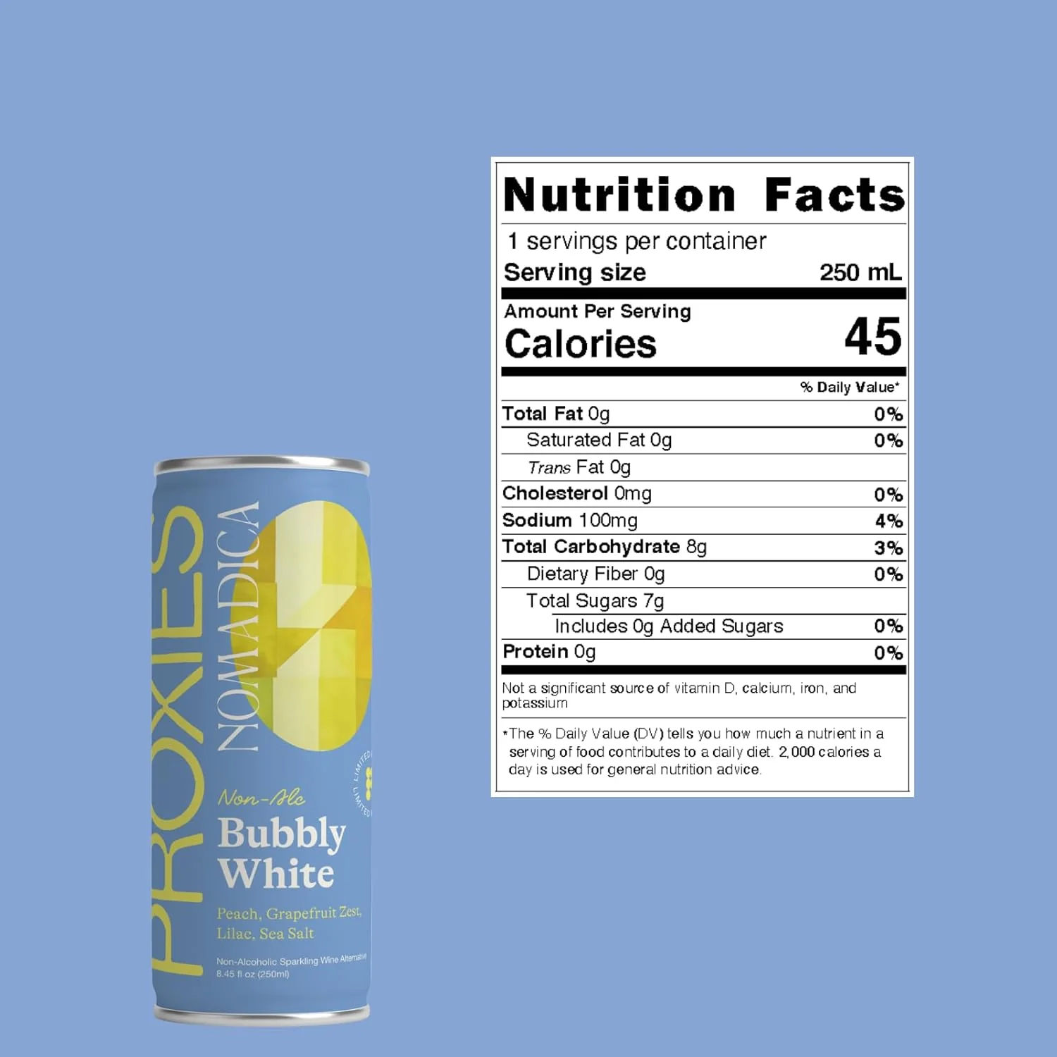 Bubbly White Non-Alcoholic Sparkling Wine Alternate (4 Pack) - Image 4