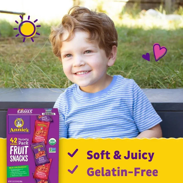 Bunny Fruit Snacks Variety Pack (42 Pouches) - Image 2