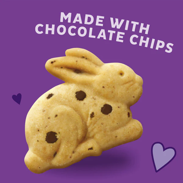 Bunny Grahams Baked Snacks Chocolate Chip - Image 2