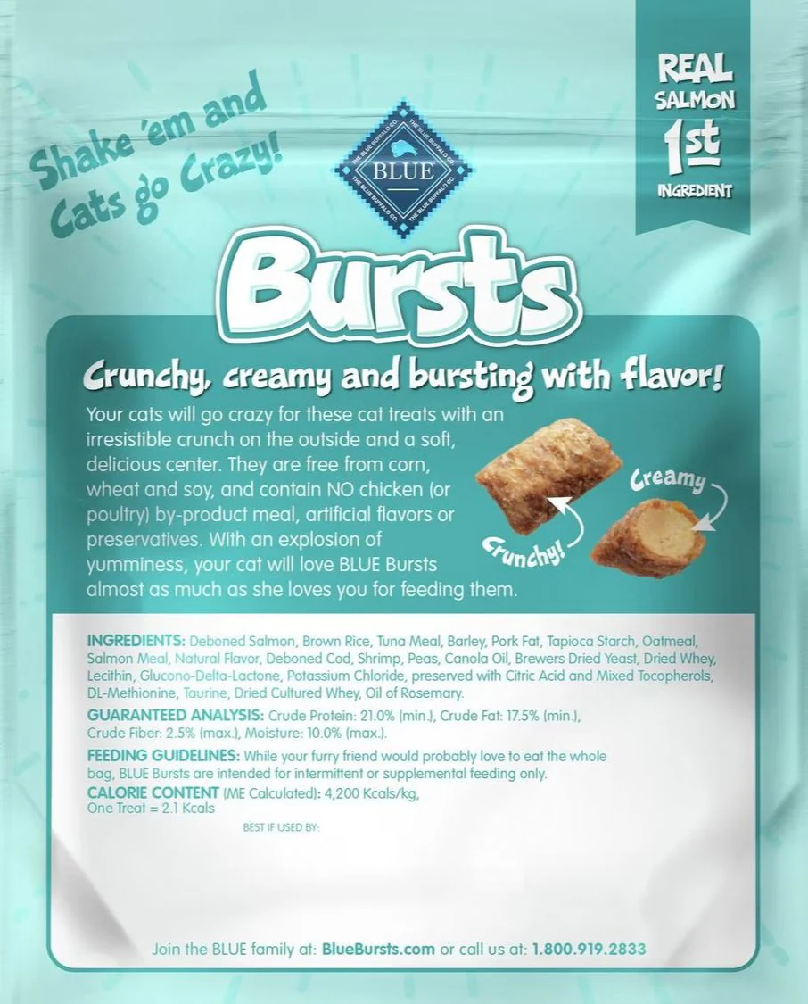 Bursts with Savory Seafood Cat Treats (6 Pack) - Image 3