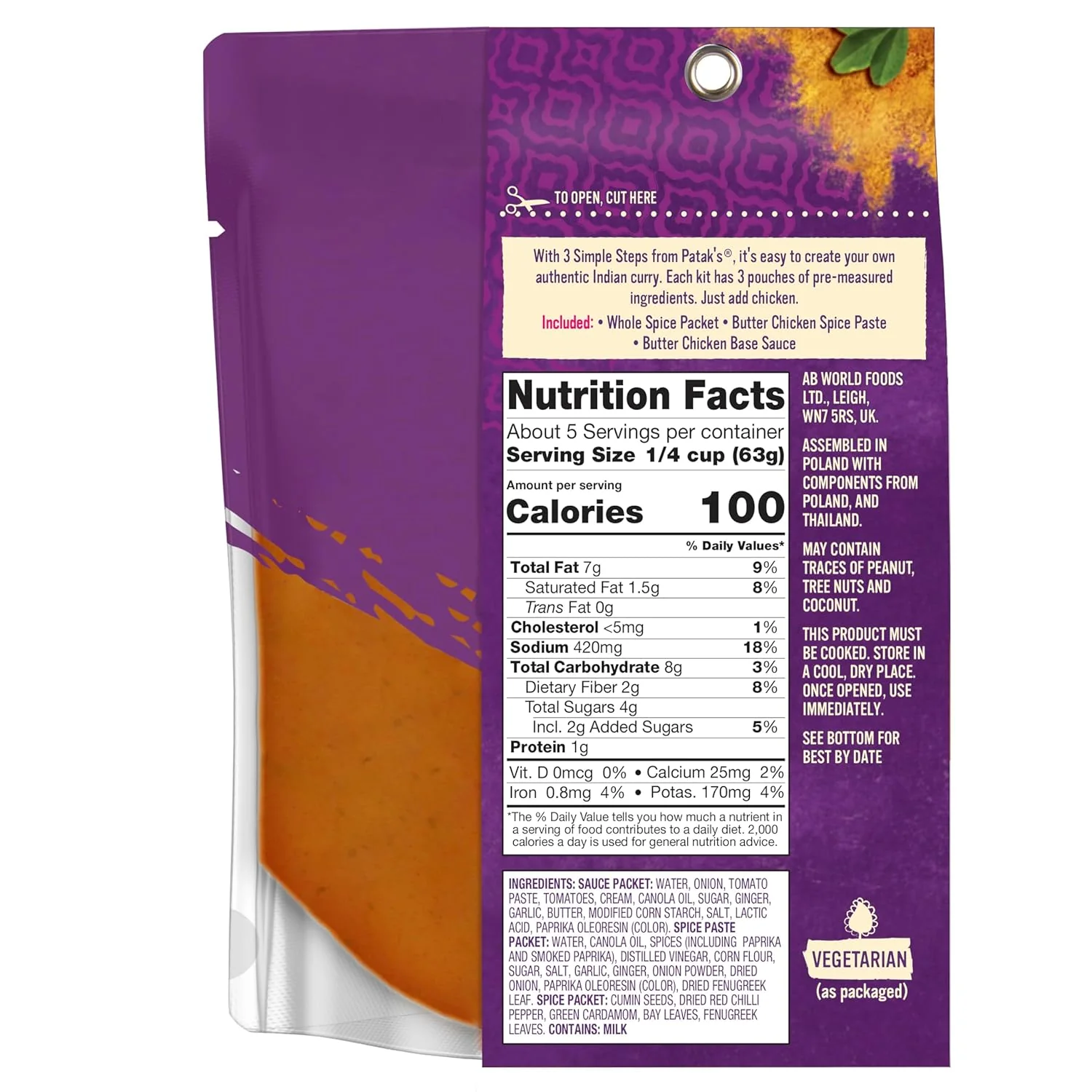 Butter Chicken Curry Sauce Kit - Image 3
