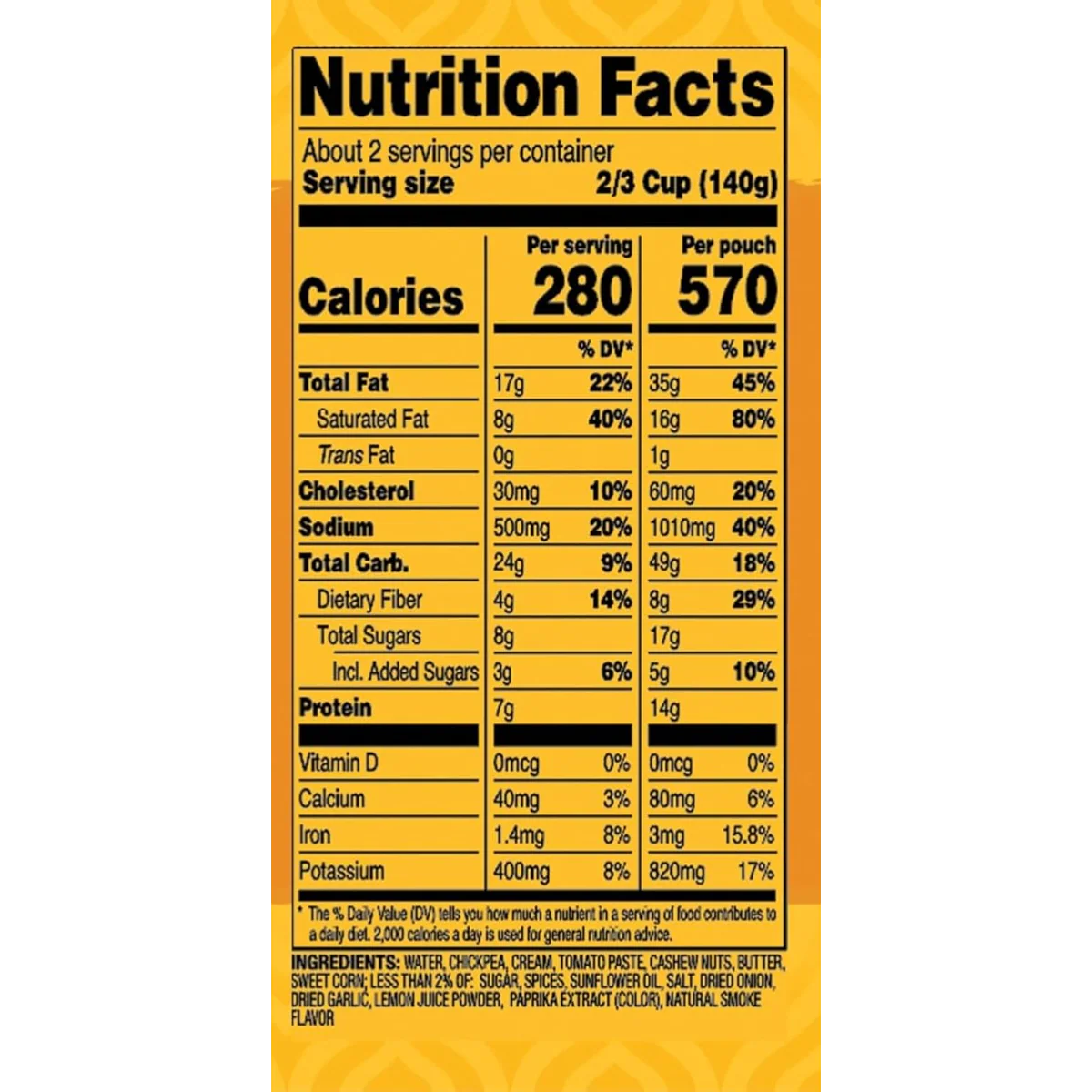 Butter Chickpea Veg (8 Pack) - Image 5