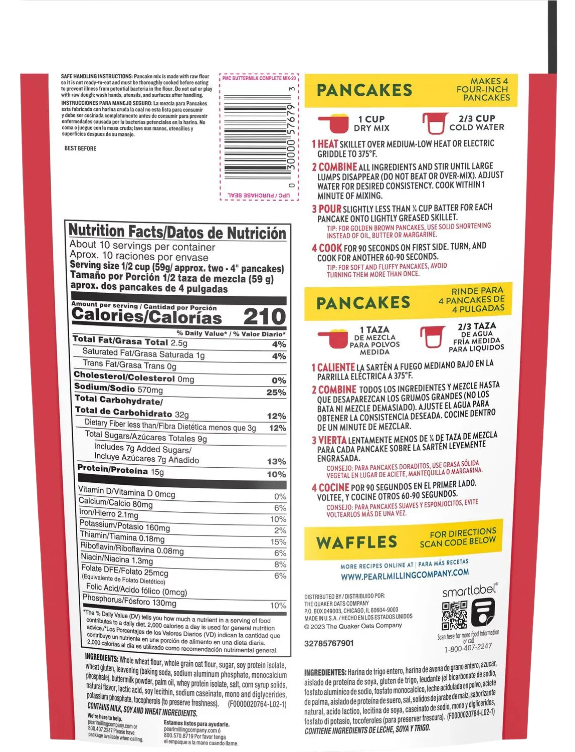 Buttermilk Pancake and Waffle Mix with Protein - Image 2