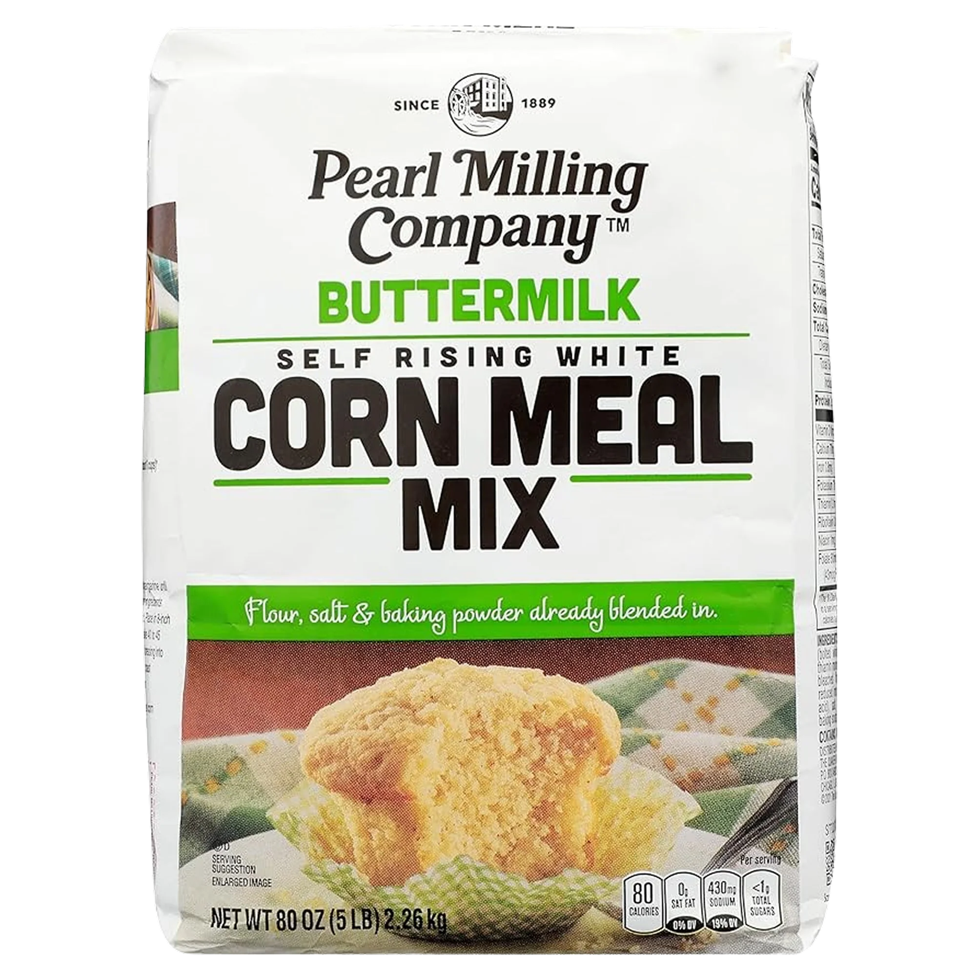 Buttermilk White Corn Meal Mix