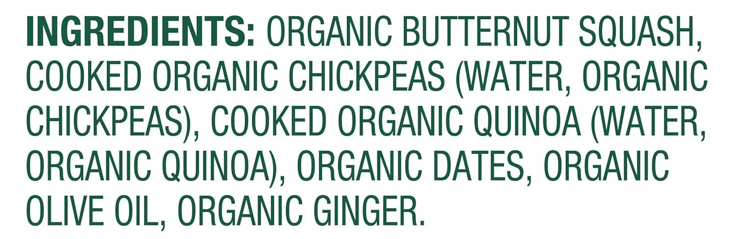 Butternut Chickpea Quinoa and Dates Pouches (12 Pack) - Image 5