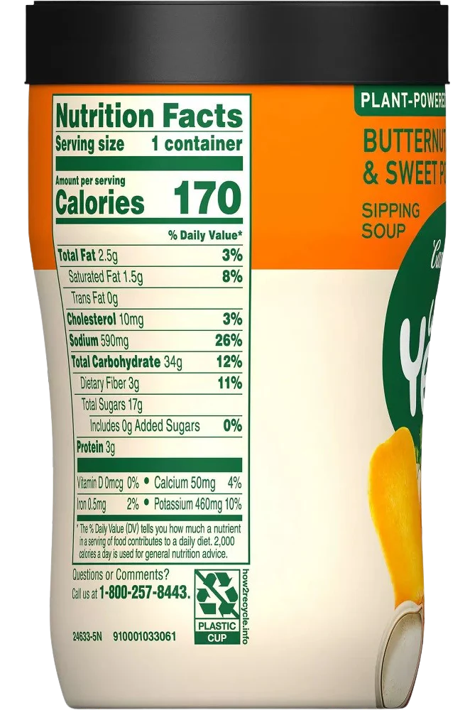 Butternut Squash & Sweet Potato Microwavable Sipping Soup - Image 5