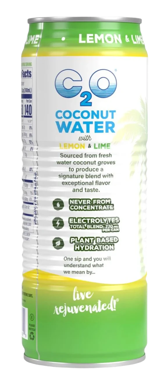 Lemon And Lime Coconut Water (12 Pack) - Image 3