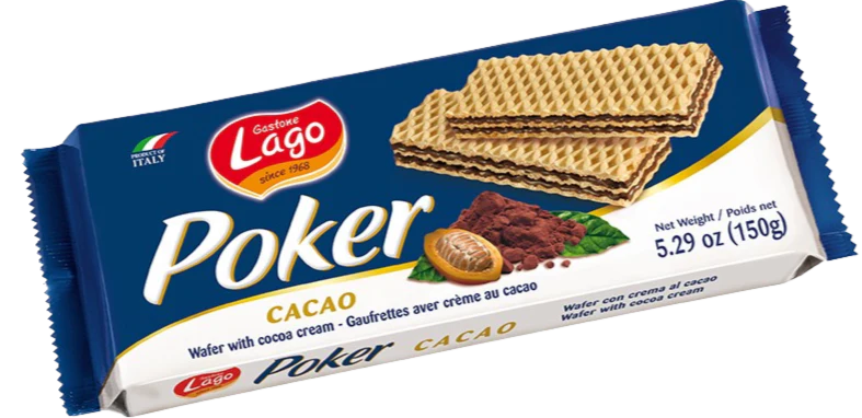 Cacao Poker Wafer Cookies (20 Pack)