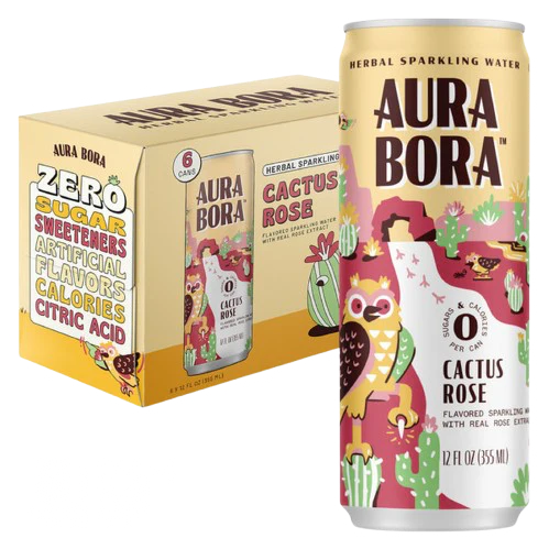 Cactus Rose Sparkling Water (6 Pack)