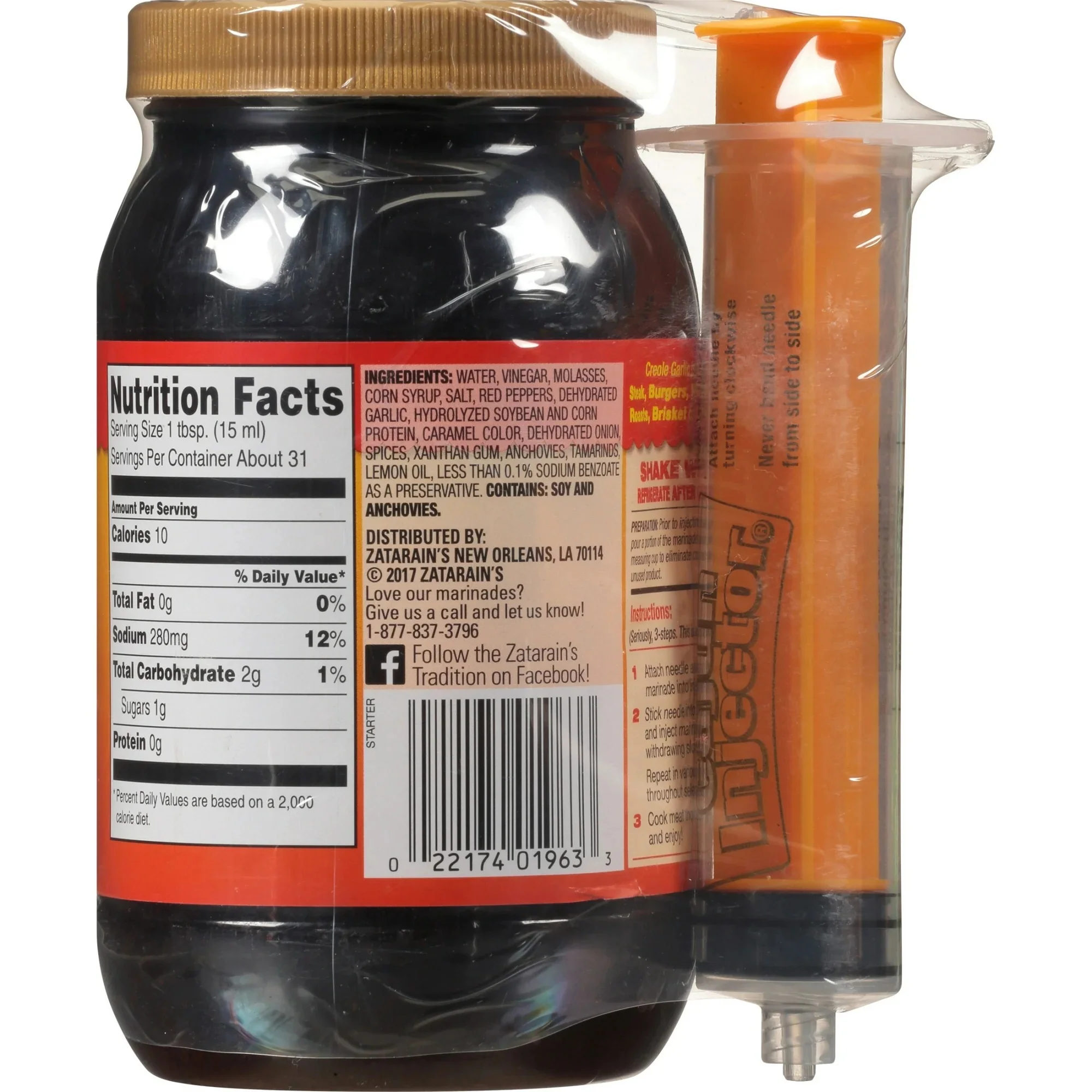 Cajun Injector Creole Garlic Injectable Marinade - Image 4