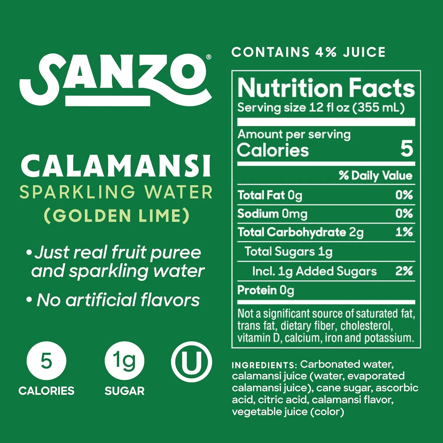 Calamansi Water Sparkling (12 Pack) - Image 5