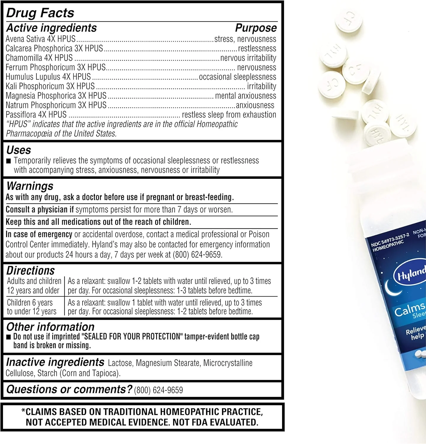 Calms Forte Sleep Aid (50 Tablets) - Image 4