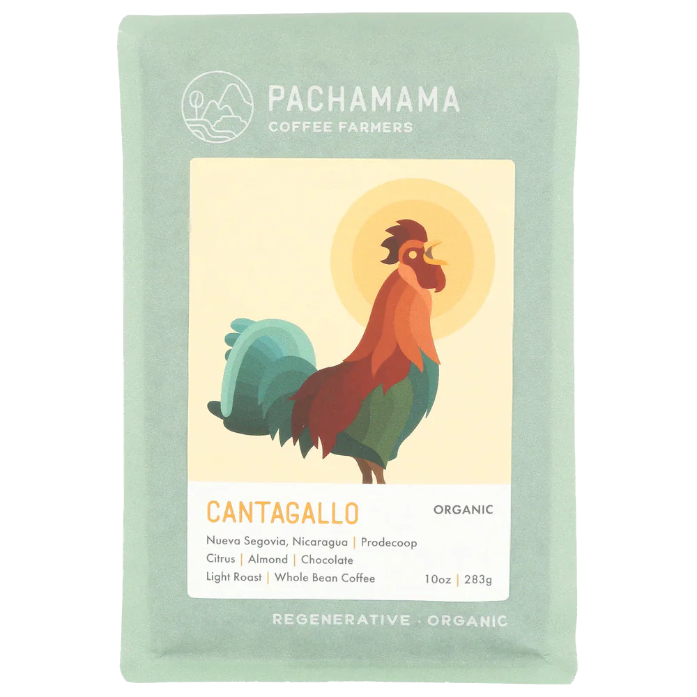 Cantagallo Organic Light Roast Whole Bean Coffee