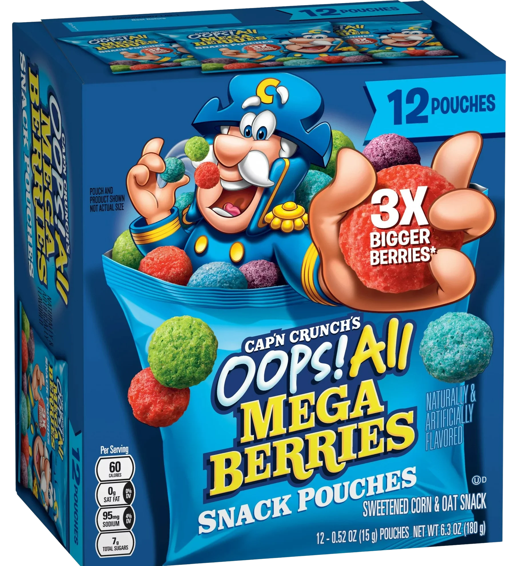 Mega Berry Snack Pouches (12 Pack)
