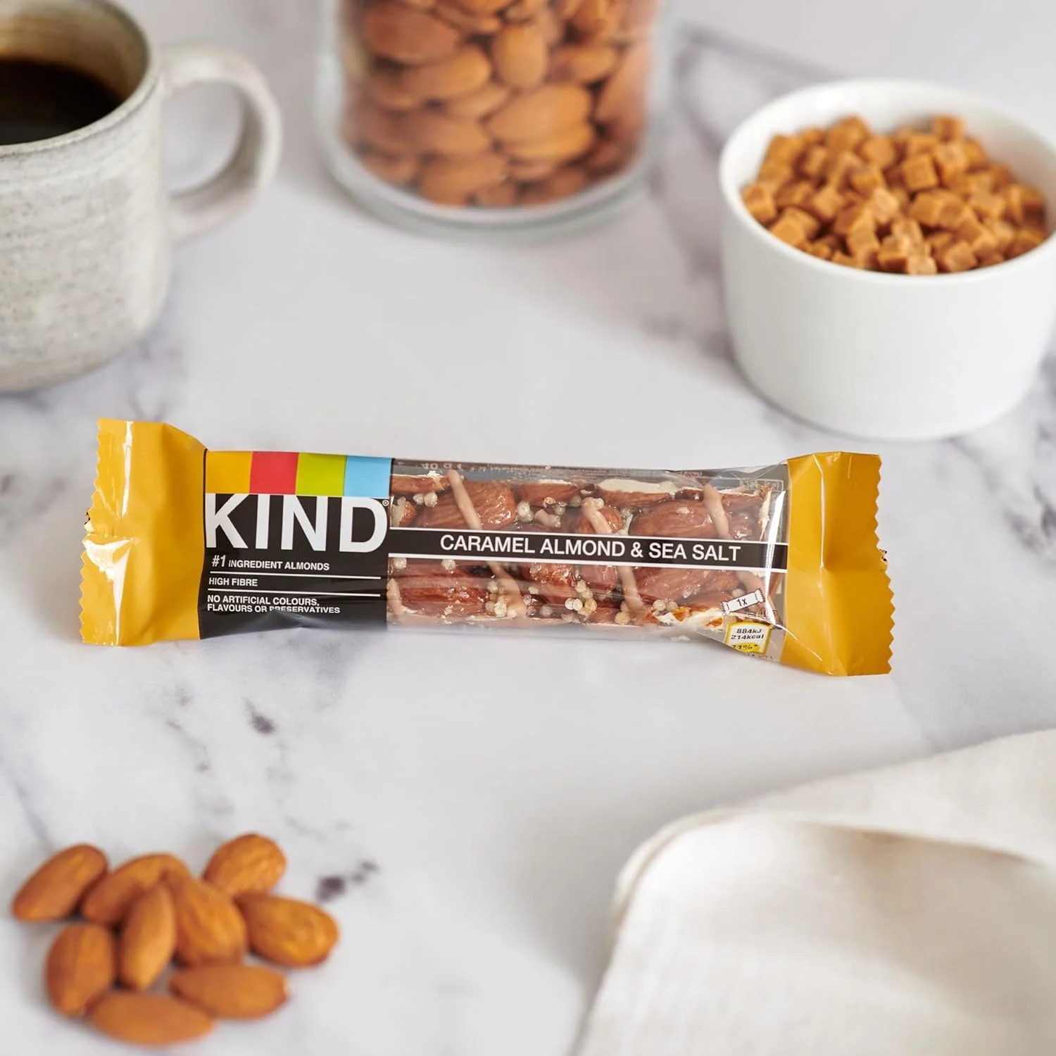Caramel Almond & Sea Salt Nut Bars (12 CT) - Image 2