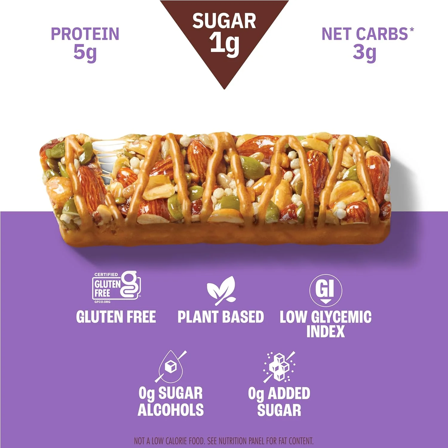 Caramel Sea Salt Nut & Seed Bar (12 Pack) - Image 3