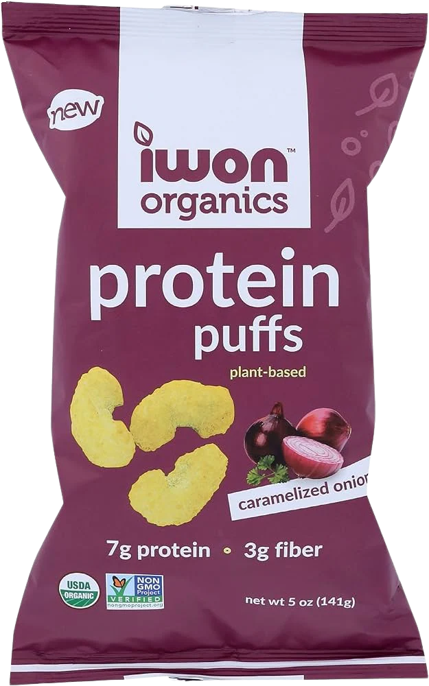Caramelized Onion Protein Puffs