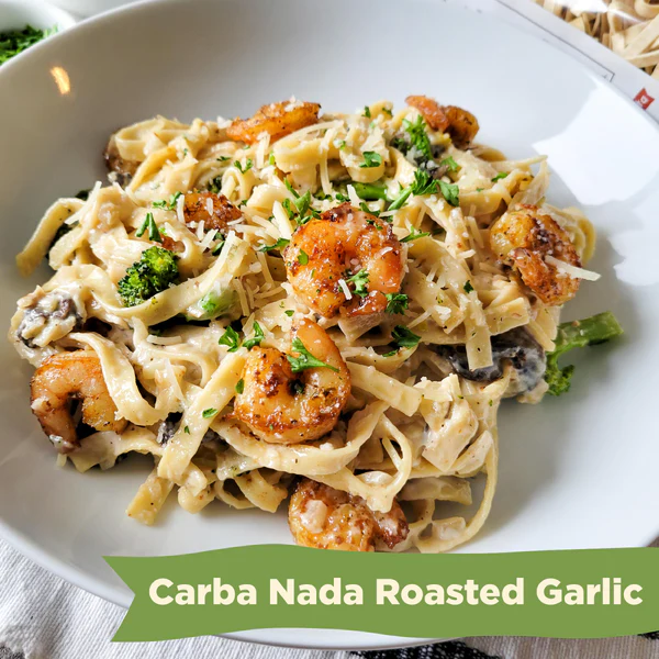 Carba-Nada Roasted Garlic Egg Fettuccine (6 Pack) - Image 3