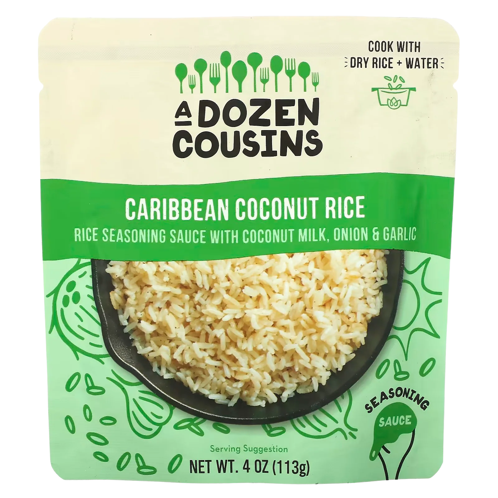 Caribbean Coconut Rice Seasoning Sauce (10 Pack) - Image 2