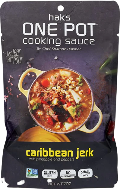 Caribbean Jerk  Cooking Sauce Pouch