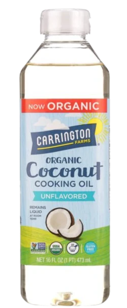 Unflavored Coconut Cooking Oil