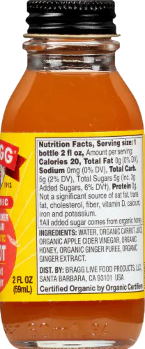 Carrot Ginger Apple Cider Vinegar - Image 2