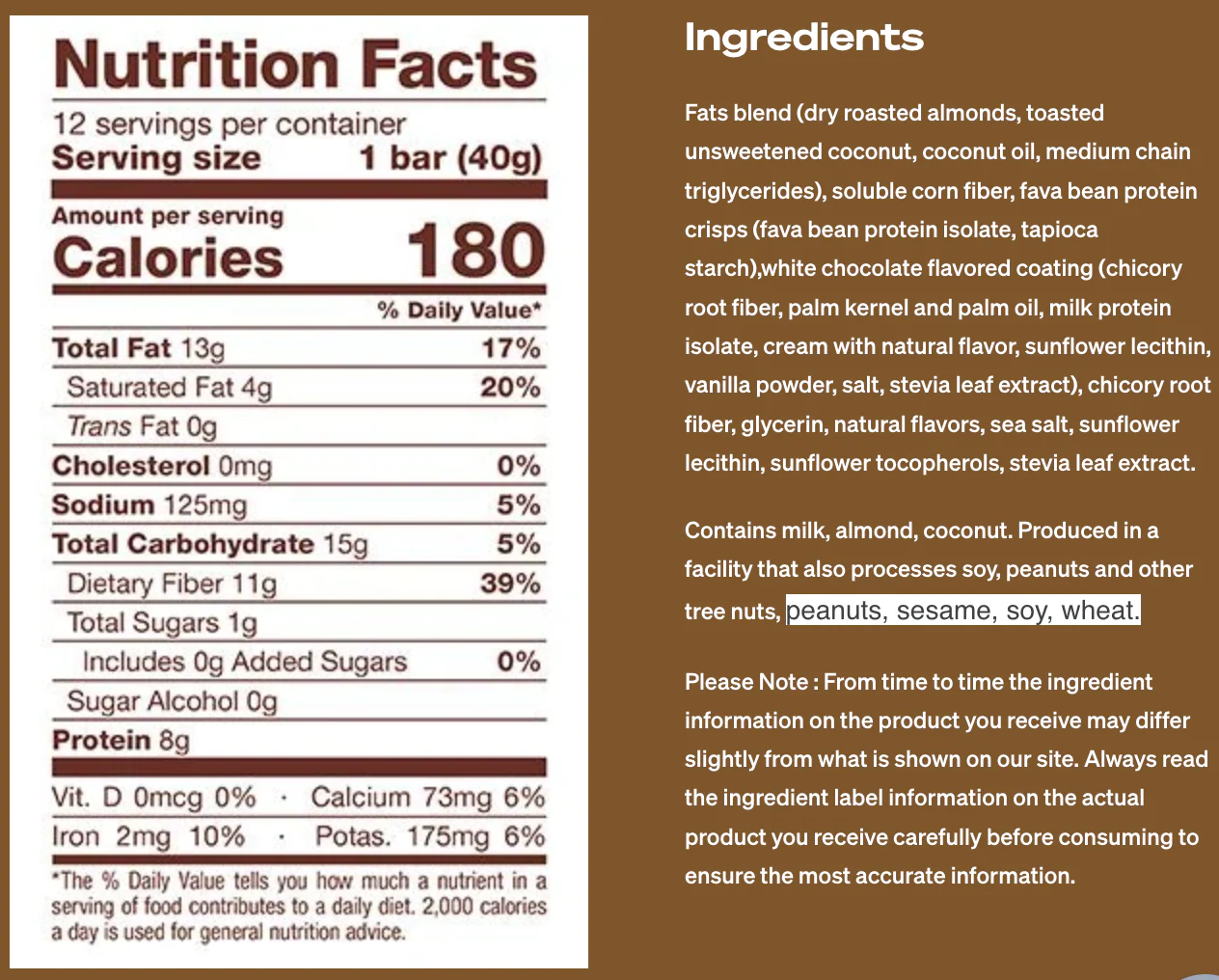 Casepack of 12 Salted Caramel Protein Bar - Image 3