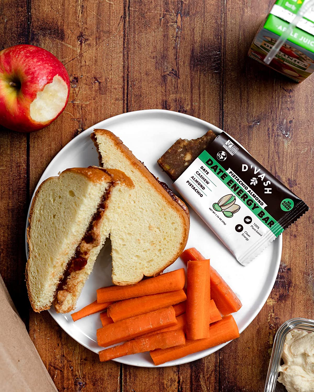 Cashew Almond Pistachio Date Energy Bar (6 Pack) - Image 4