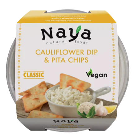 Cauliflower Hummus & Pita Chips