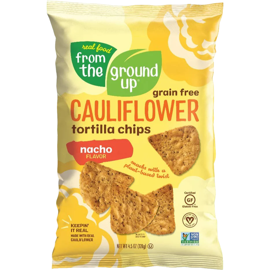 Nacho Cauliflower Tortilla Chips