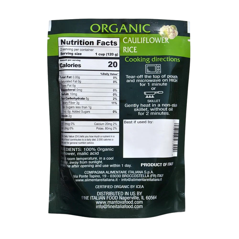 Cauliflower Rice - Organic (6 Pack) - Image 4