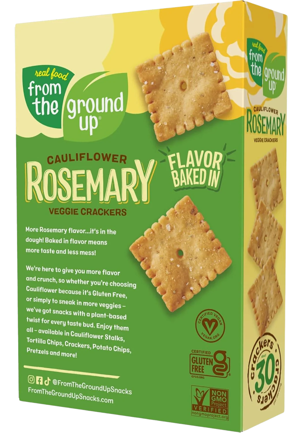Cauliflower Rosemary Crackers - Image 2