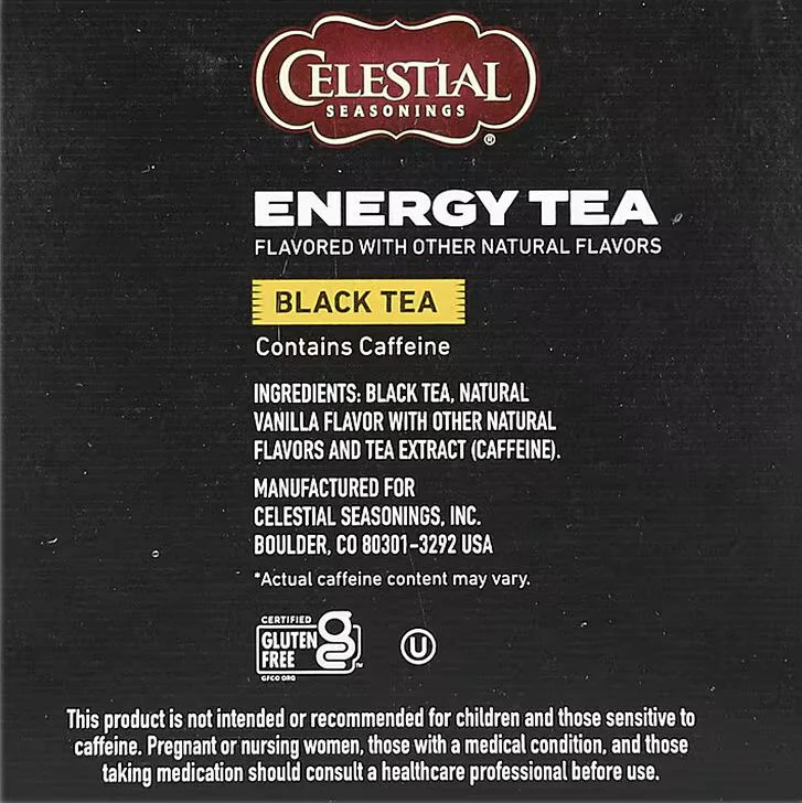 Celestial Seasonings Energy Black Tea K-Cups (12 CT) - Image 2