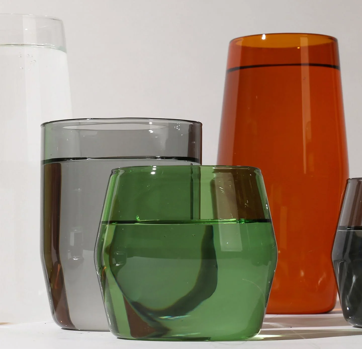 Century Glass Set Of Two (Gray) - Image 3