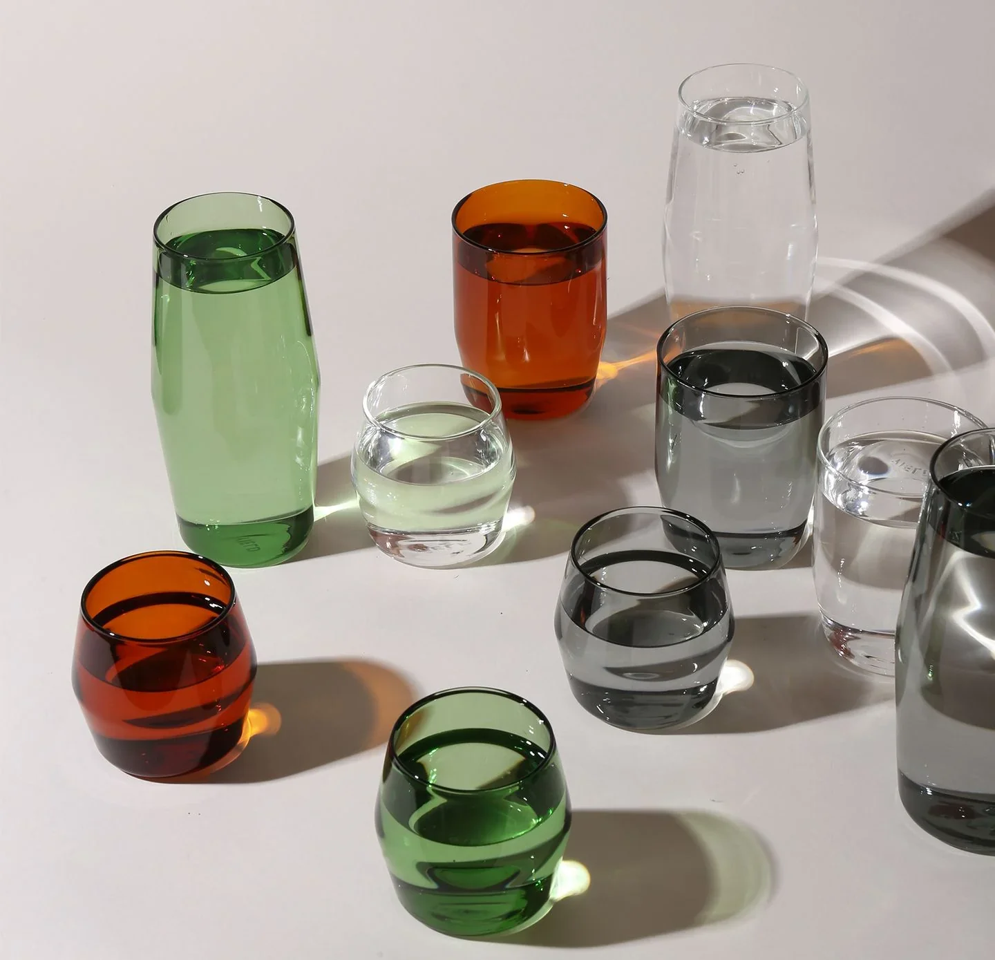Century Glass Set Of Two (Gray) - Image 4