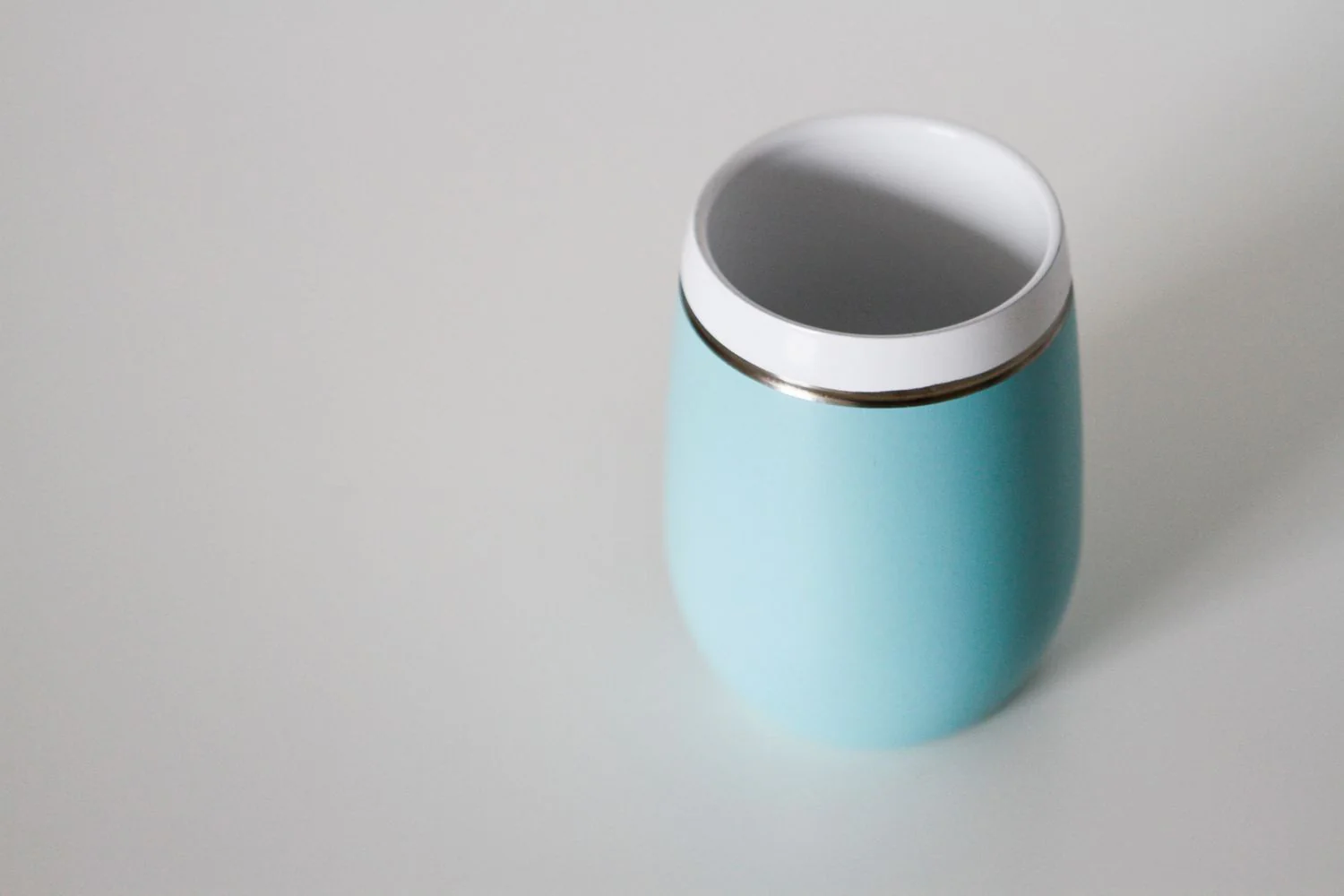 9oz CeramiSteel Ceramic Wine Tumbler - Turquoise - Image 2
