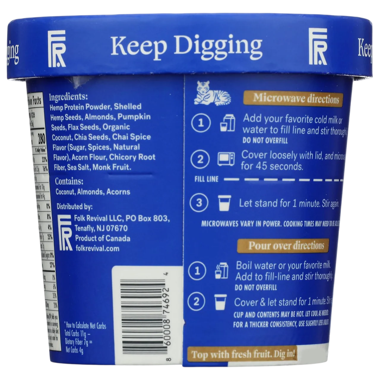 Chai Almond Hot Cereal (6 CT) - Image 4