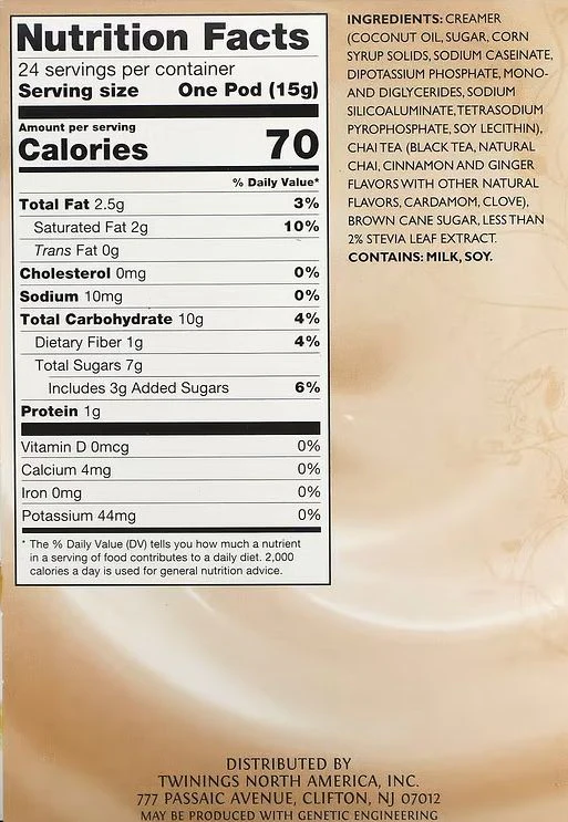 Chai Latte K-Cup (18 CT) - Image 2