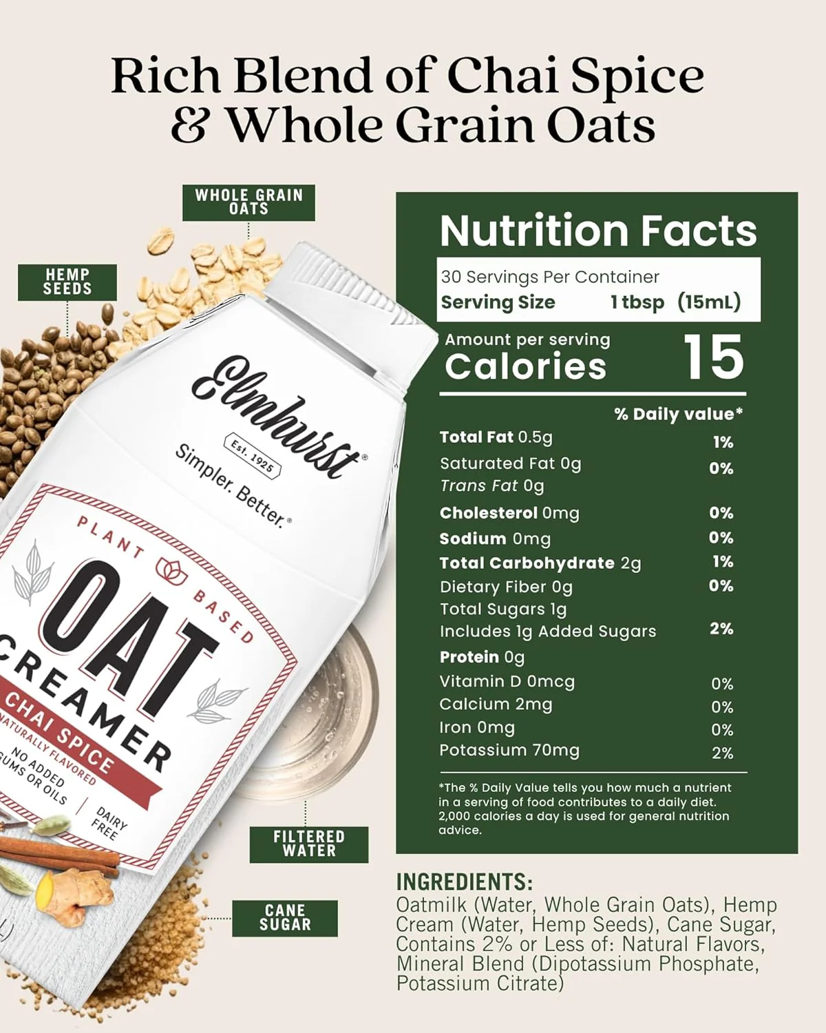 Chai Spice Oat Creamer - Image 2