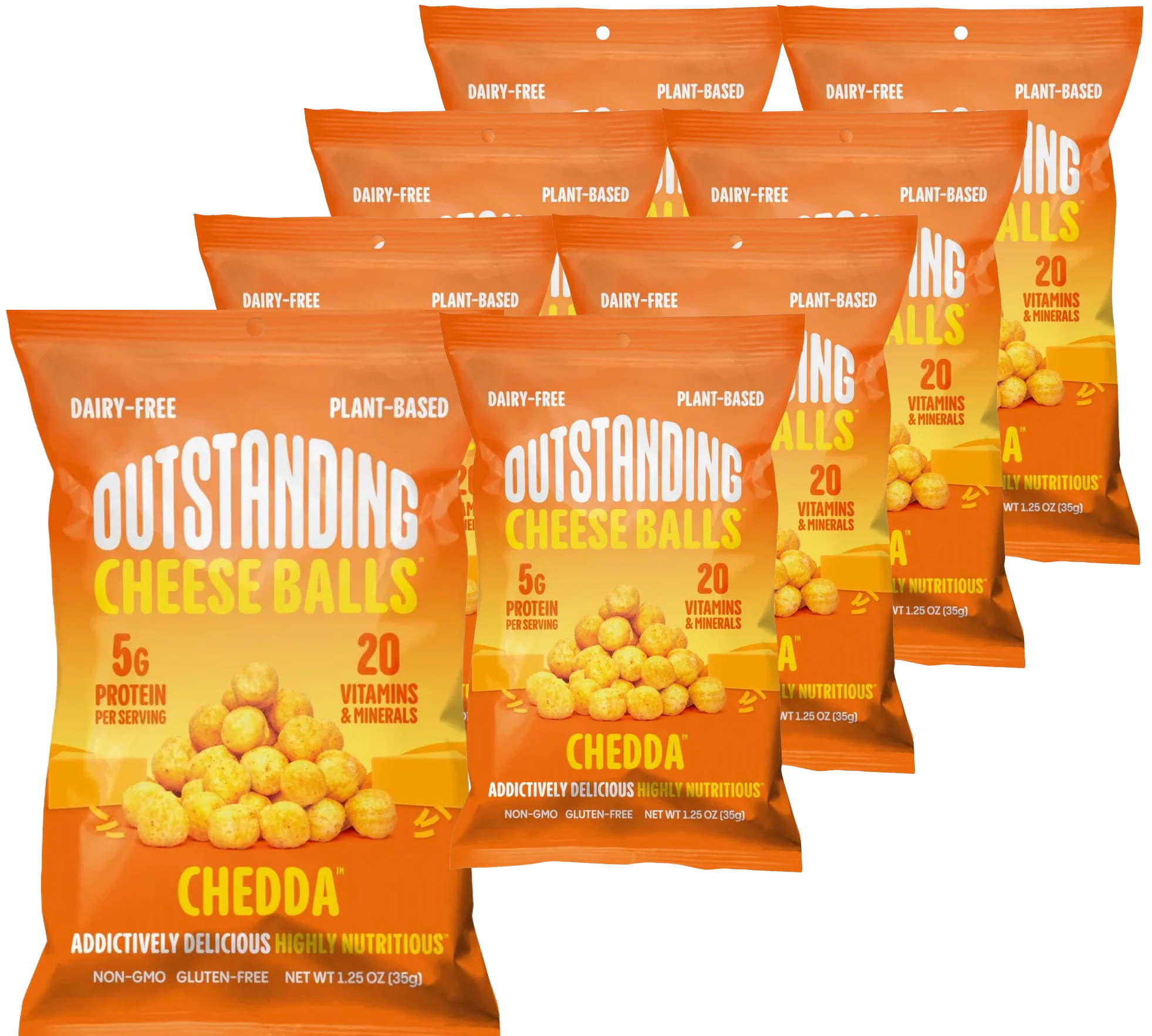 Chedda Cheese Balls (8 Pack)