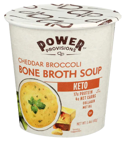 Cheddar Broccoli Bone Broth Soup