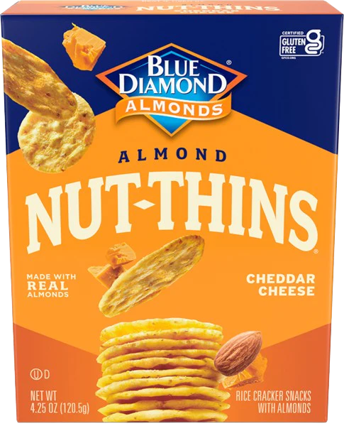 Cheddar Cheese Almond Nut Thins