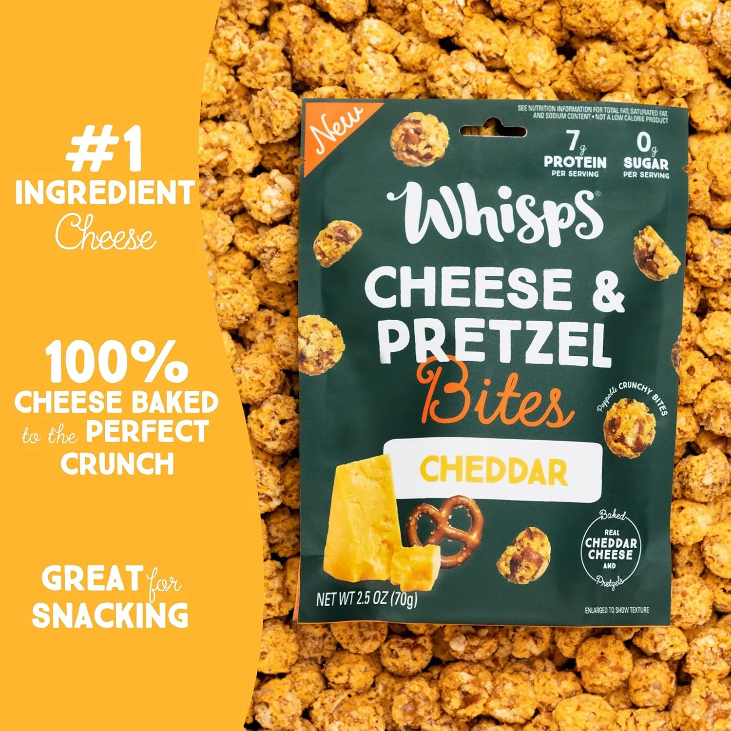 Cheddar Cheese & Pretzel Bites 4.5 oz - Image 4