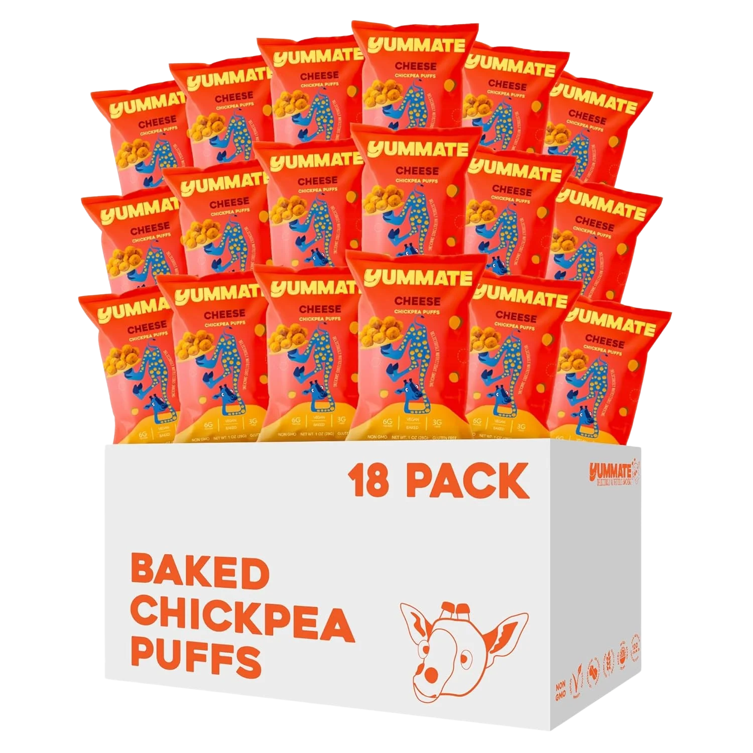Cheddar Chickpea Puffs (18 Pack)