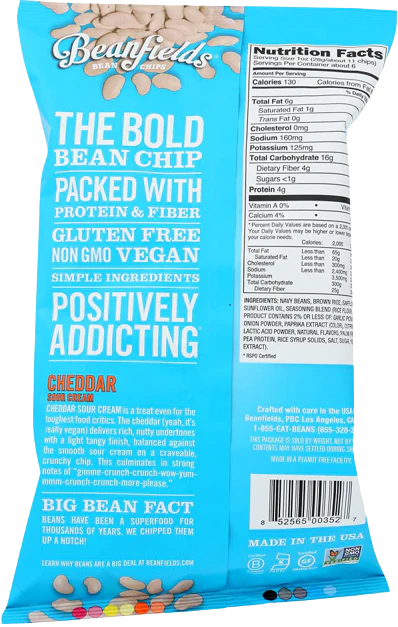 Cheddar Sour Cream Bean Chips - Image 2