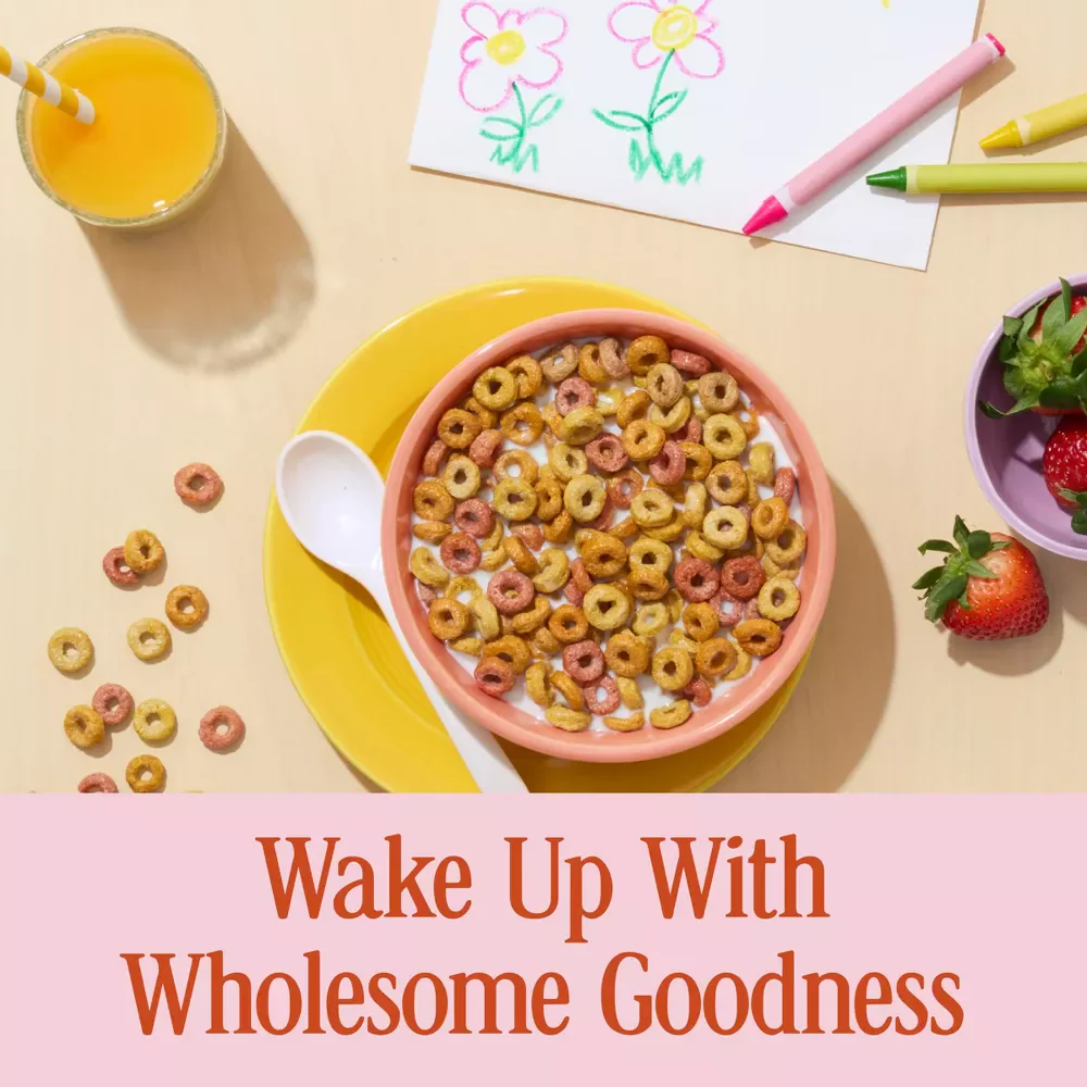 Cheerios Blends Apple Strawberry Cereal Family Size - Image 2