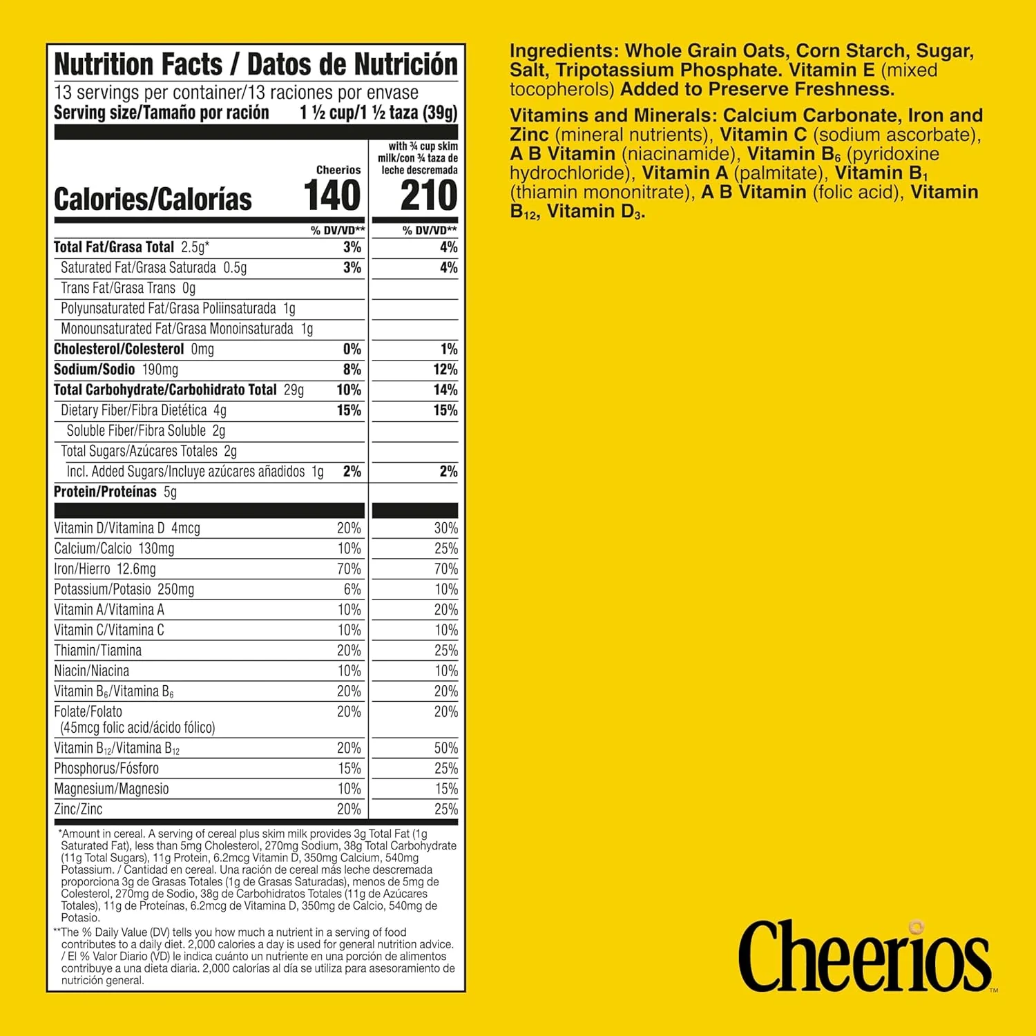 Cheerios Cereal - Family Size - Image 5