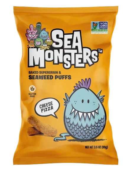 Cheese Pizza Flavor Seaweed Puffs (8 Pack) - Image 2
